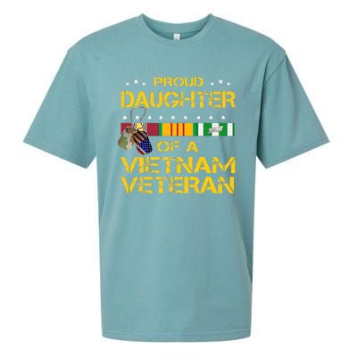 Daughter Of A Vietnam Veteran Im Proud My Dad Sueded Cloud Jersey T-Shirt