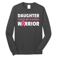 Daughter Of A Warrior Breast Cancer Awareness Long Sleeve Shirt