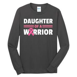 Daughter Of A Warrior Breast Cancer Awareness Tall Long Sleeve T-Shirt