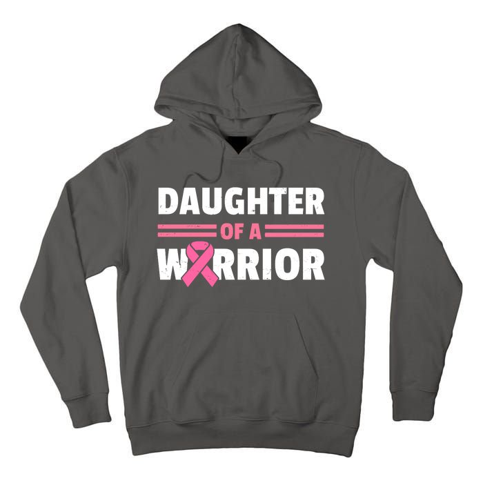 Daughter Of A Warrior Breast Cancer Awareness Tall Hoodie