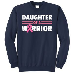 Daughter Of A Warrior Breast Cancer Awareness Sweatshirt