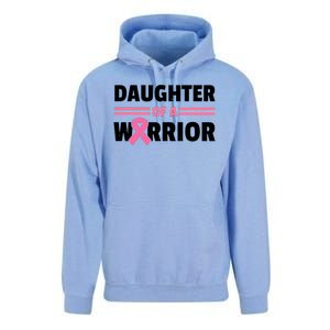 Daughter Of A Warrior Breast Cancer Awareness Unisex Surf Hoodie