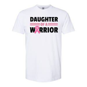 Daughter Of A Warrior Breast Cancer Awareness Softstyle CVC T-Shirt