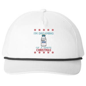 Dreaming Of A White Christmas Propofol Ugly Xmas Sweater Great Gift Snapback Five-Panel Rope Hat