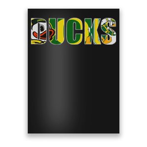 Duck Oregon Apparel Design Poster