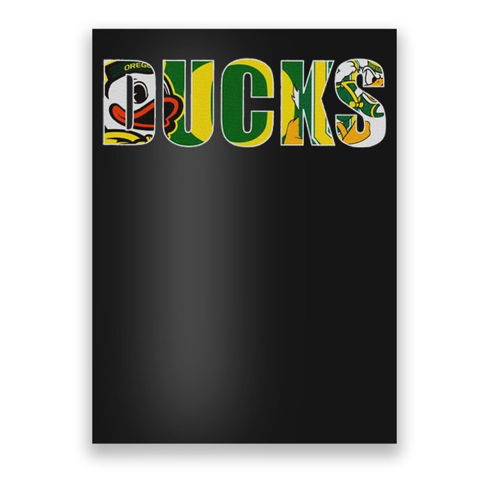 Duck Oregon Apparel Design Poster