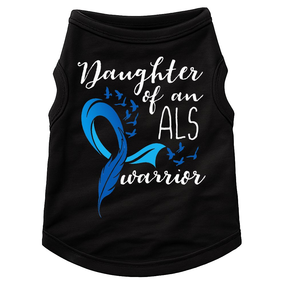 Daughter Of An ALS Warrior ALS Support Squad Doggie Tank