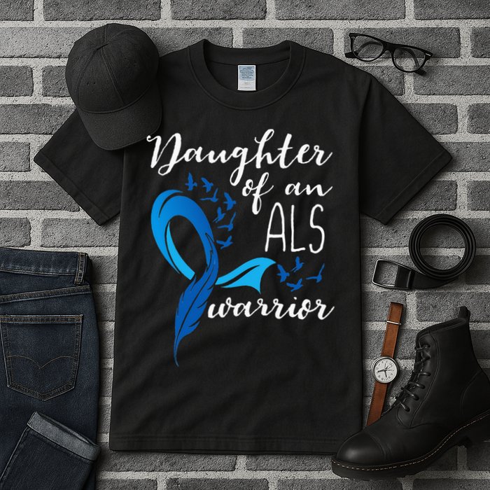 Daughter Of An ALS Warrior ALS Support Squad Tall T-Shirt