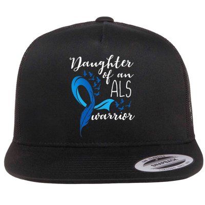 Daughter Of An ALS Warrior ALS Support Squad Flatbill Hat