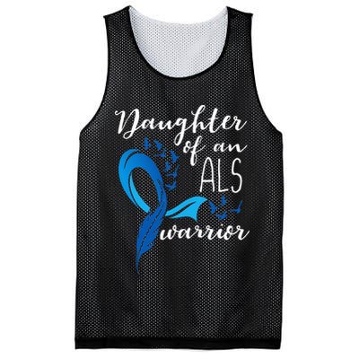 Daughter Of An ALS Warrior ALS Support Squad Mesh Reversible Basketball Jersey Tank