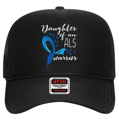 Daughter Of An ALS Warrior ALS Support Squad Trucker Hat
