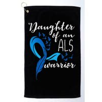 Daughter Of An ALS Warrior ALS Support Squad Golf Towel