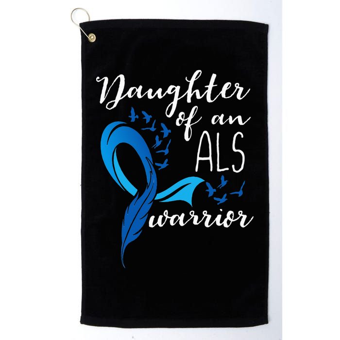 Daughter Of An ALS Warrior ALS Support Squad Golf Towel