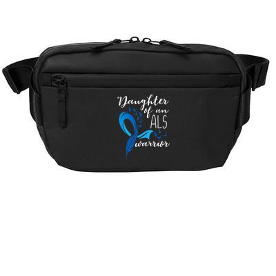 Daughter Of An ALS Warrior ALS Support Squad Crossbody Pack