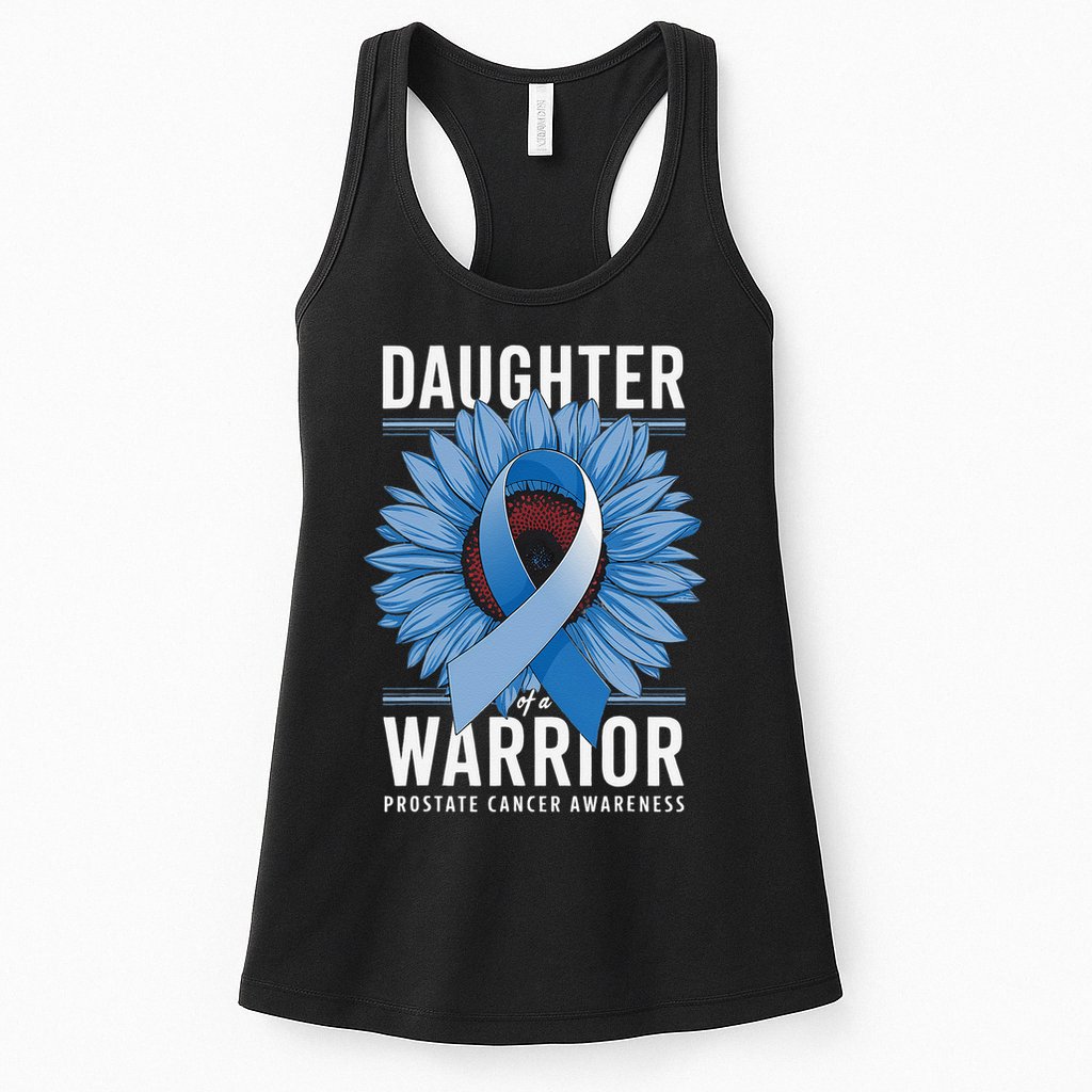 Daughter Of A Warrior Prostate Cancer Awareness Womens Tank Top