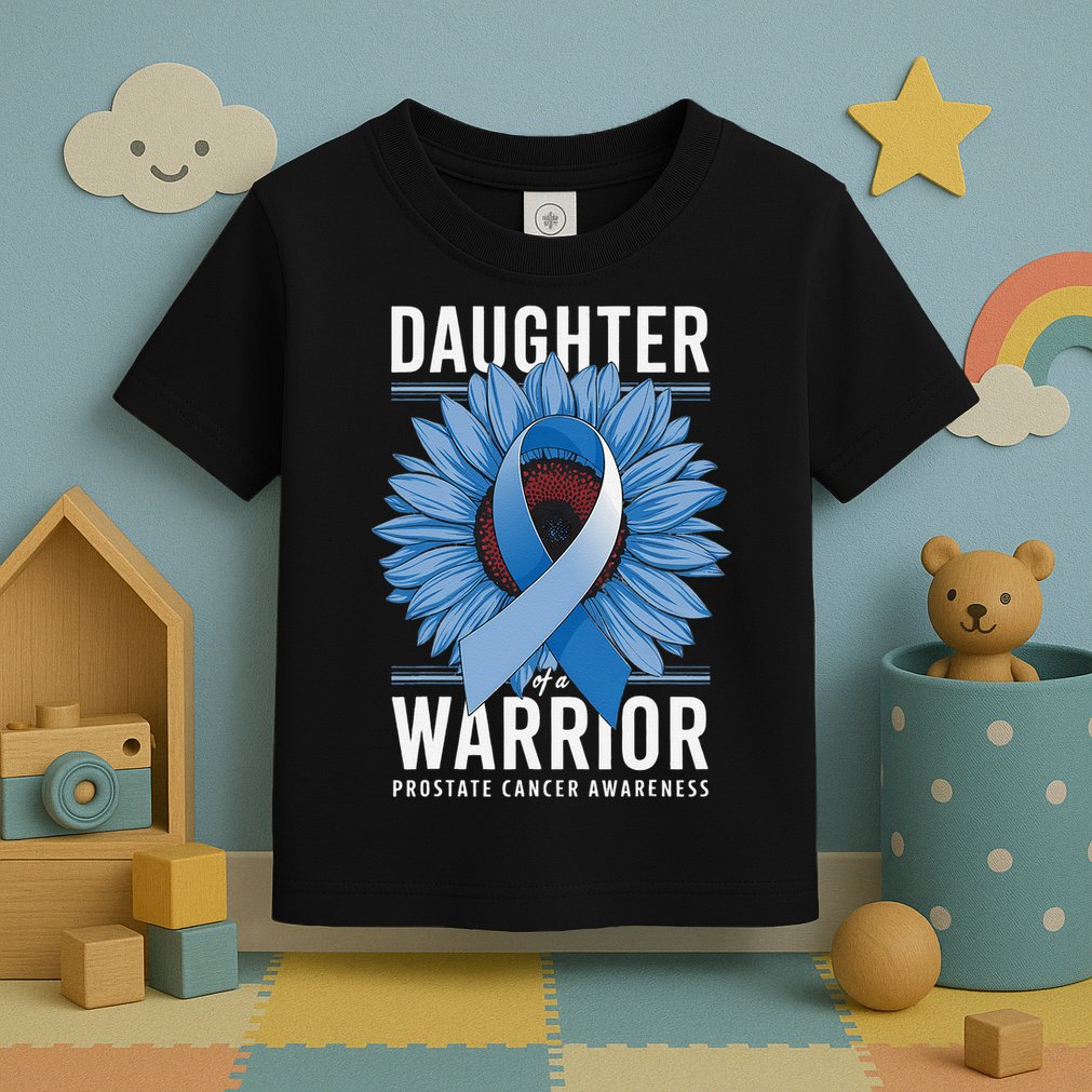Daughter Of A Warrior Prostate Cancer Awareness Toddler T-Shirt