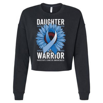 Daughter Of A Warrior Prostate Cancer Awareness Cropped Pullover Crew