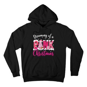 Dreaming Of A Pink Christmas Tree Cakes Xmas Holiday Pajamas Hoodie