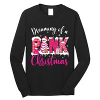 Dreaming Of A Pink Christmas Tree Cakes Xmas Holiday Pajamas Long Sleeve Shirt