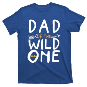 Dad Of A Wild One Funny 1st Birthday First Family Party Funny Gift T-Shirt