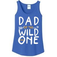 Dad Of A Wild One Funny 1st Birthday First Family Party Funny Gift Ladies Essential Tank