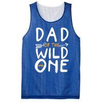 Dad Of A Wild One Funny 1st Birthday First Family Party Funny Gift Mesh Reversible Basketball Jersey Tank