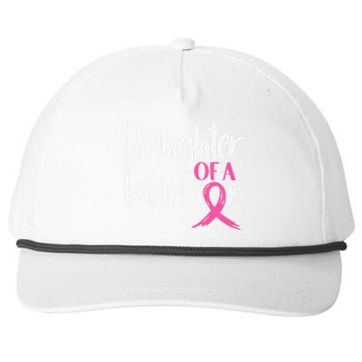 Daughter Of A Warrior Pink Ribbon Snapback Five-Panel Rope Hat