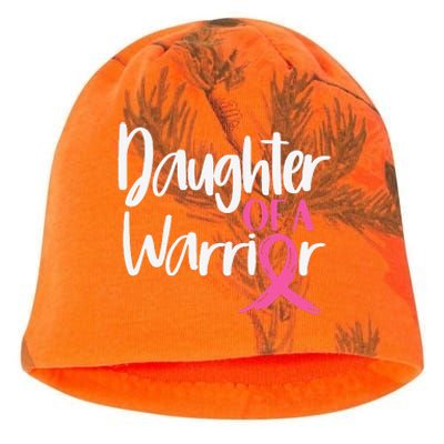 Daughter Of A Warrior Pink Ribbon Kati - Camo Knit Beanie