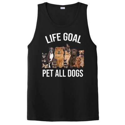 Dogs Of All Kinds Life Goal Pet All Dogs Funny PosiCharge Competitor Tank