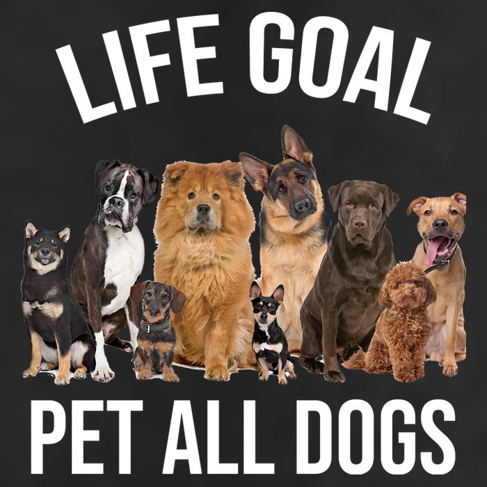 Dogs Of All Kinds Life Goal Pet All Dogs Funny Trucker Hat
