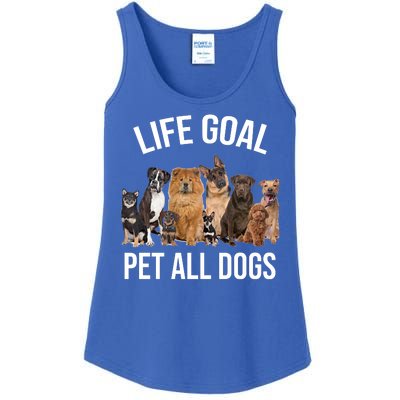 Dogs Of All Kinds Life Goal Pet All Dogs Funny Ladies Essential Tank