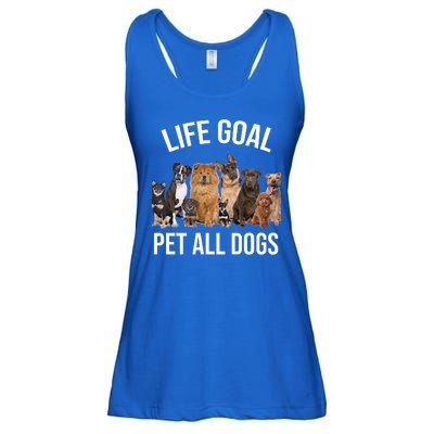 Dogs Of All Kinds Life Goal Pet All Dogs Funny Ladies Essential Flowy Tank