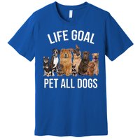 Dogs Of All Kinds Life Goal Pet All Dogs Funny Premium T-Shirt