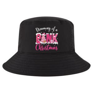 Dreaming Of A Pink Christmas Tree Cakes Xmas Holiday Pajamas Cool Comfort Performance Bucket Hat