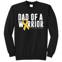 Dad Of A Warrior Childhood Cancer Awareness Sweatshirt