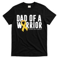 Dad Of A Warrior Childhood Cancer Awareness T-Shirt