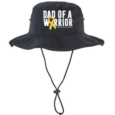 Dad Of A Warrior Childhood Cancer Awareness Bucket Hat