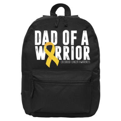 Dad Of A Warrior Childhood Cancer Awareness 16 in Basic Backpack