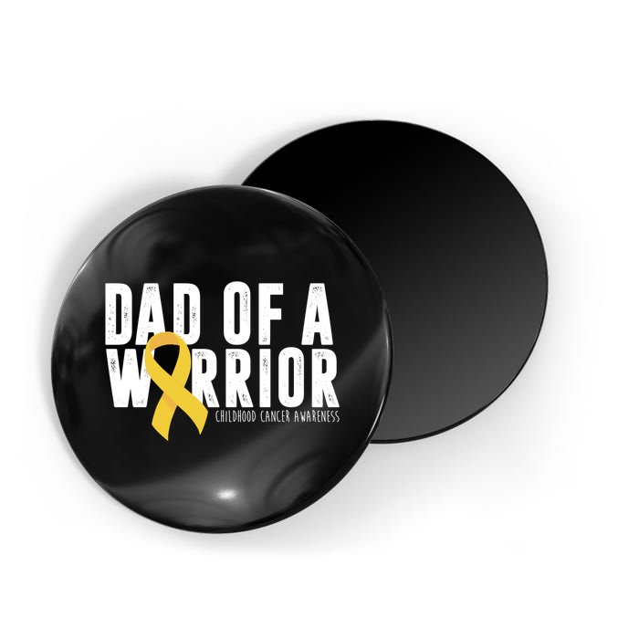 Dad Of A Warrior Childhood Cancer Awareness Magnet