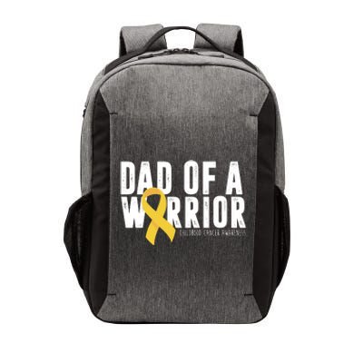 Dad Of A Warrior Childhood Cancer Awareness Vector Backpack