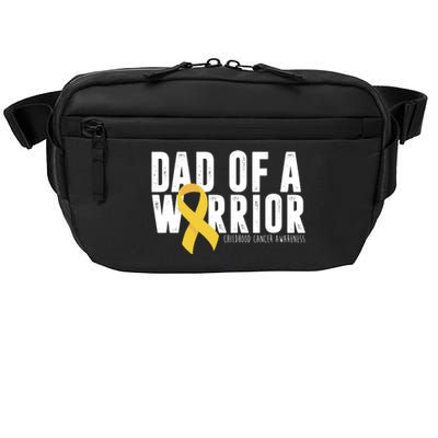 Dad Of A Warrior Childhood Cancer Awareness Crossbody Pack