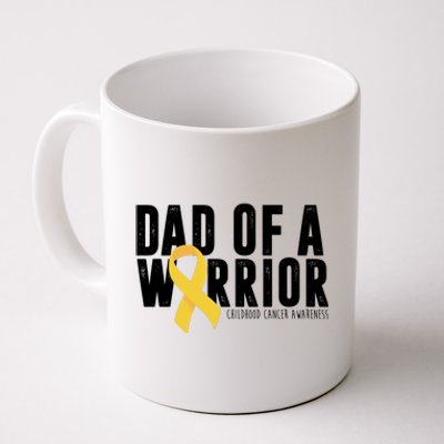 Dad Of A Warrior Childhood Cancer Awareness Coffee Mug