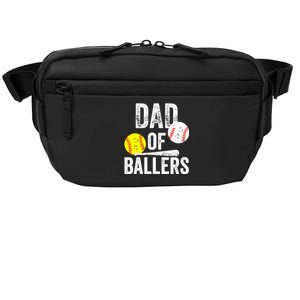 Dad Of Ballers Softball Baseball Player Dad Father's Day Crossbody Pack