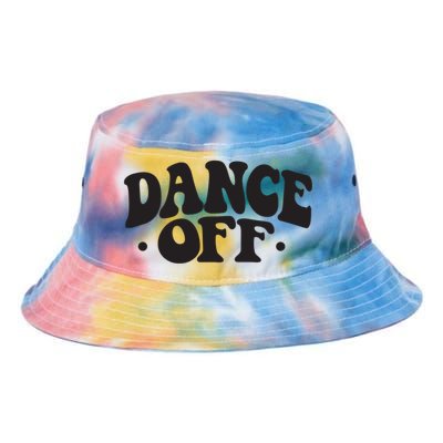 Dance Off Black And White Typography Art Tie Dye Newport Bucket Hat