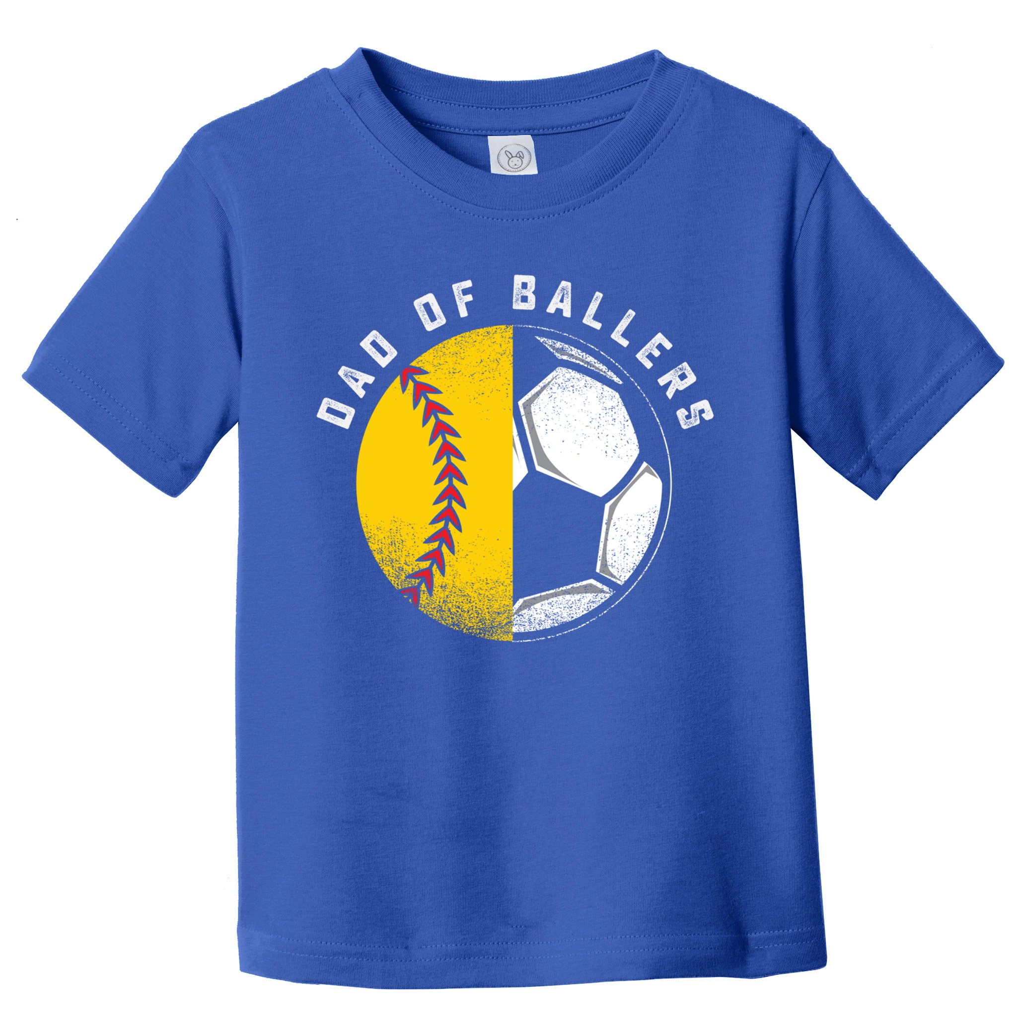 Dad Of Ballers Father Son Softball Soccer Player Coach Gift Great Gift Toddler T-Shirt