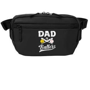 Dad of Ballers Dad of Baseball And Softball Player For Dad Crossbody Pack