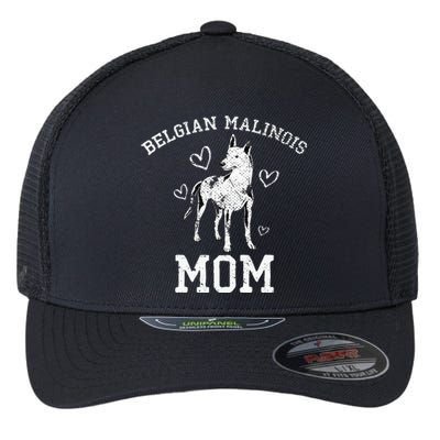 Dog Owner Belgian Malinois Mom Mothers Day Belgian Malinois Flexfit Unipanel Trucker Cap