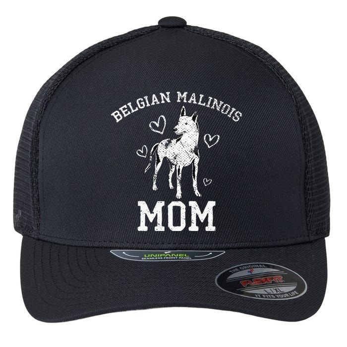 Dog Owner Belgian Malinois Mom Mothers Day Belgian Malinois Flexfit Unipanel Trucker Cap