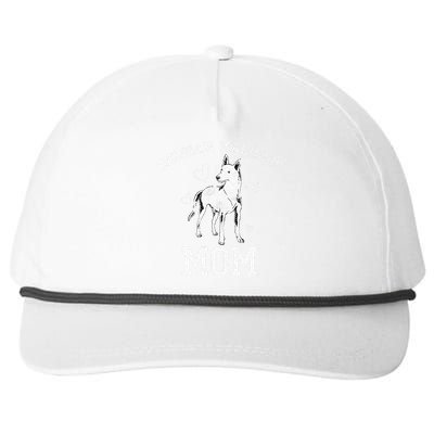 Dog Owner Belgian Malinois Mom Mothers Day Belgian Malinois Snapback Five-Panel Rope Hat