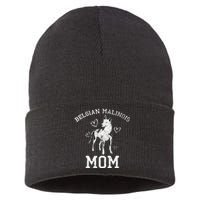 Dog Owner Belgian Malinois Mom Mothers Day Belgian Malinois Sustainable Knit Beanie